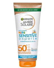 [Spar Abo] Garnier Sonnenschutzmilch mit LSF 50+ Ambre Solaire Kids Sensitive expert+, 175ml für 5,97€ (Vergleich: 8,95€)