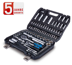 Scheppach TB100 Werkzeugkoffer 94-tlg. Steckschlüssel Satz für 35,99€ (Vergleich: 44,90€)