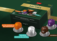 Jacobs Kaffeekapseln-Probierset (4 Kapseln) für Nespresso kostenlos sichern