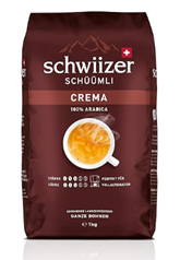 Schwiizer Schüümli Crema, Crema Intenso oder Espresso ganze Kaffeebohnen 1kg für je 10,19€ (Vergleich: ab 17,45€)
