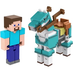 Mattel Minecraft Armored Horse and Steve (HDV39) für 13,98€ (Vergleich: 21,48€)