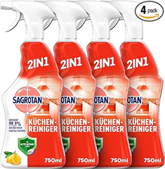 4 x 750ml Sagrotan Küchen-Allzweck-Reiniger für 8,77€