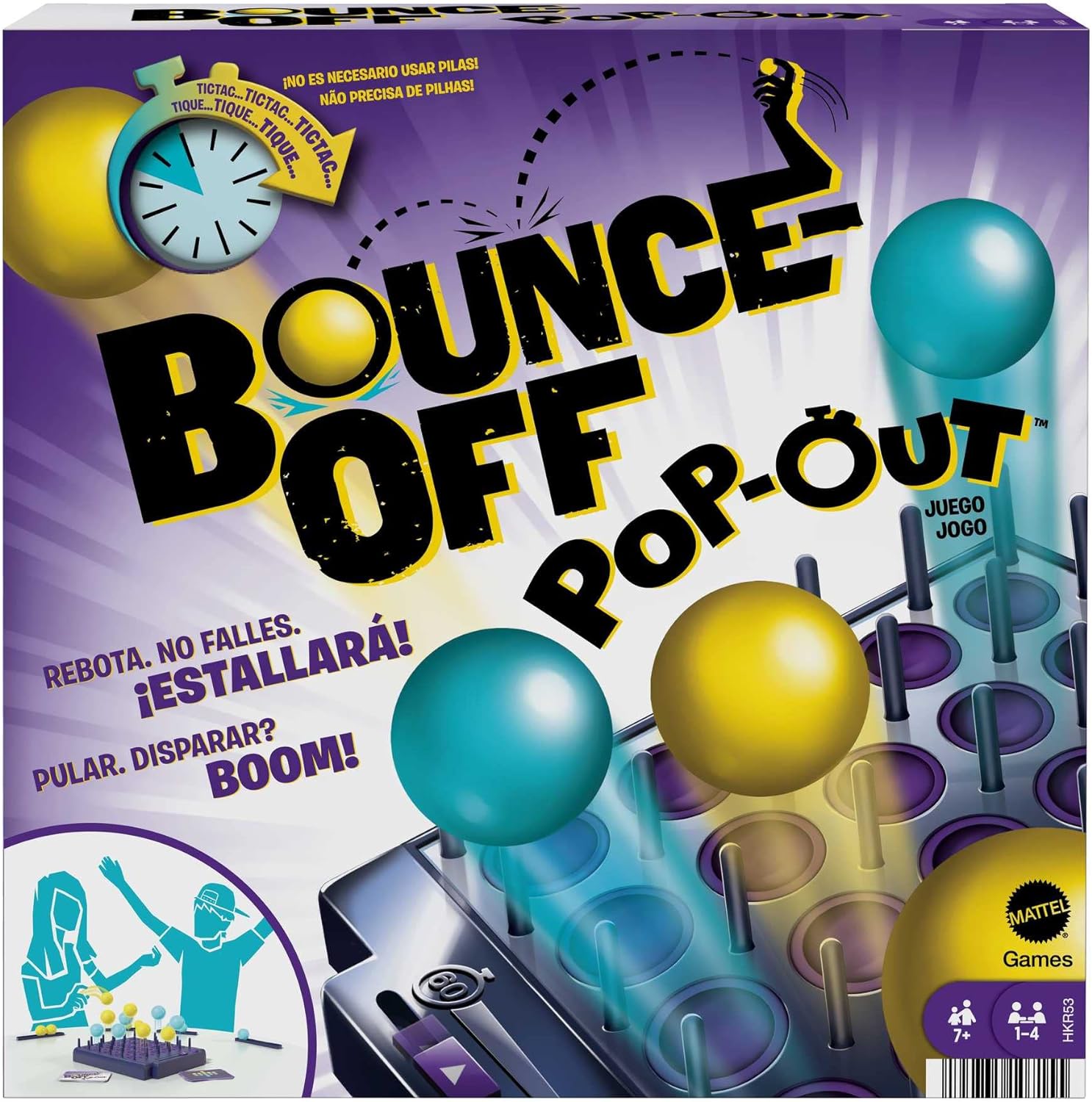 Partyspiel Mattel Games Bounce-Off Pop-Out (HKR53) für 14,99€ (Vergleich: 21,49€)