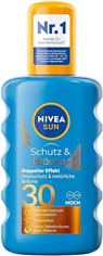 NIVEA SUN Schutz & Bräune Sonnenspray LSF 30 (200 ml) für 6,36€ (VG: 10,95€ bei DM lokal)