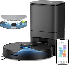 360 Botslab S8 Plus Staubsauger Roboter mit Absaugstation 4L, 2700Pa Saugroboter mit Wischfunktion für 295,99€
