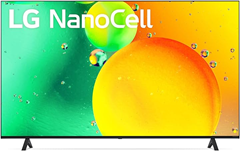 LG 75NANO756QA TV 189 cm (75 Zoll) NanoCell Fernseher (Active HDR, 60 Hz, Smart TV) [Modelljahr 2022] für 799€