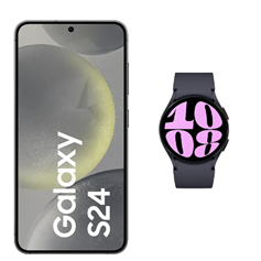 Samsung Galaxy S24 mit Samsung Galaxy Watch6 LTE 40mm für 129€ mit 20GB LTE Daten, SMS und Sprachflat im Vodafone Netz für 29,99€/Monat + 50€ Wechselbonus