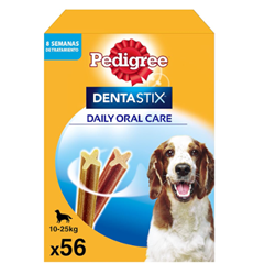 [Spar Abo] Pedigree DentaStix Daily Oral Care Zahnpflegesnack für mittelgroße Hunde – 1 x 56 Stück für 7,79€ (Vergleich: 12,08€)