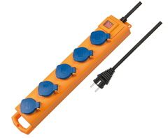Brennenstuhl Super-Solid SL 554 Outdoor Steckdosenleiste (5-Fach, 2m Kabel, mit Schalter, IP54) für 13,81€ (Vergleich: 17,38€)