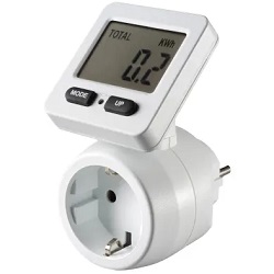 3.680 Watt Energiekostenmessgerät mit Verbrauchsrechner für 10,99€ (Vergleich: 20,46€)
