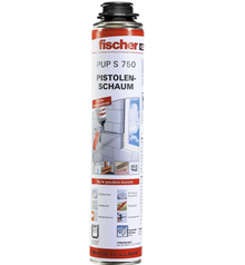 Fischer Pistolenschaum PUP S 750, Montageschaum Für Verfüllung, Dämmung & Isolierung, Luftdichter Und Wasserfester Bauschaum Für Schaumpistolen, 750ml für 6,95€
