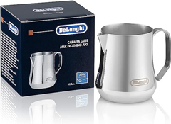 De’Longhi Milchkännchen DLSC060, 350 ml aus Edelstahl für 16,60€