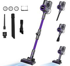 VacniQ Akku-Staubsauger | Staubsauger Kabellos, Super-Saugkraft für 69,99€