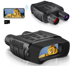 ZIMOCE Nachtsichtgerät (WLAN mit App, 1080P HD, 300M Reichweite, 7 Stufen der Infrarot-Einstellung, 4X Digitalzoom, mit Micro 32GB) für 38,39€