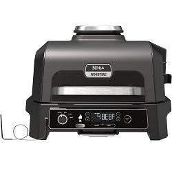 Elektrogrill Ninja Woodfire Pro XL OG850EU mit Smoker und Heißluftfritteuse für 326,79€ (Vergleich: 374,20€)