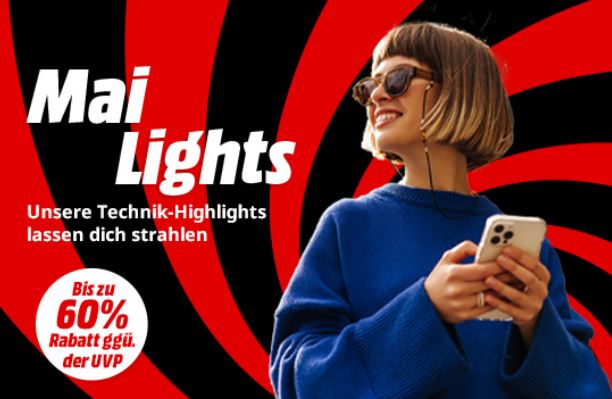 MediaMarkt / Saturn: Mailights mit tollen Angeboten aus allen Produktkategorien