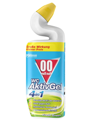00 null null WC AktivGel 4in1 Flüssiger WC Reiniger Fresh Green (1×750 ml) für 1,34€ (Vergleich: 1,95€)