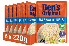 Ben’s Original Express Reis Basmatireis, 6 Packungen (6 x 220g) für 7,11€ (Vergleich: 13,74€)