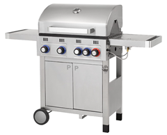tepro Gasgrill Wellington 4 (17,8 kW, Grillfläche: ca. 66 x 38 cm) für 329,99€ (Vergleich: 394,97€)