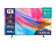 [Top] HISENSE 75A7KQ QLED TV (Flat, 75 Zoll / 189 cm, QLED 4K, SMART TV, VIDAA U) für 780,45€ (VG: 949€)
