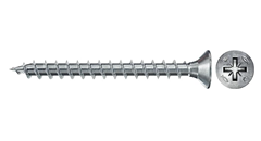 fischer PowerFast II CZF 3,0 x 30, Spanplattenschraube (100 Stk.) mit Vollgewinde, Senkkopfschraube mit Kreuzschlitz für 1,65€