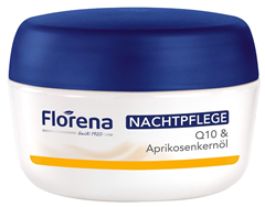 Florena Nachtpflege Q10 & Aprikosenkernöl (50 ml) für 2,69€ (Vergleich: 4,95€)