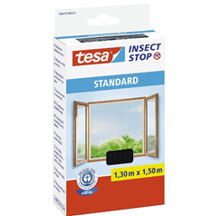 tesa Insect Stop Standard Fliegengitter (anthrazit – 130 cm x 150 cm) für 5,38€