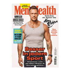 Leserservice: Jahresabo der Zeitschrift “Men’s Health” für 79,60€ + bis zu 75€ Prämie