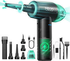 MECO ELEVERDE 2 in 1 elektrisches Staubgebläse und Druckluftspray, 100000U/min für 29,99€