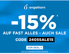 Engelhorn: 15% Rabatt auf fast alles – auch auf Sale