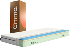 Emma One Schaumstoffmatratze 140×200 cm, Höhe 18 cm, Mittlerer Härtegrad (H2), 7-Zonen-Matratze, Öko-Tex Zertifiziert für 248,16€– 100 Tage kostenlos testen