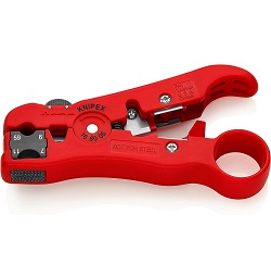 125mm Knipex Abisolierwerkzeug für Koaxialkabel und Datenkabel für 9€ (Vergleich: 13,90€)