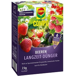 2kg COMPO Beeren Langzeit-Dünger (45qm²) für 10,99€ (Vergleich: 14,79€)