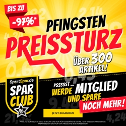 SpaortSpar: Pfingst-Sale mit bis zu 97% Rabatt auf über 300 Artikeln