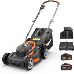 40V WORX WG743E Akku-Rasenmäher mit Mulchfunktion für 305,10€ (Vergleich: 349,99€)