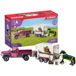 SCHLEICH Pick-Up mit Pferdeanhänger für 45,94€ (VG: 67,52€)