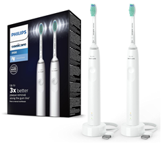 Philips Sonicare 3100 Series elektrische Zahnbürste mit Schalltechnologie im Doppelpack für 47,99€ (Vergleich: 69,90€)