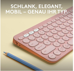 Logitech Pebble Keys 2 K380s Bluetooth-Tastatur für je 39€ (Vergleich: 47,45€)