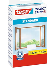 tesa Insect Stop Standard Fliegengitter (weiß – 130 cm x 150 cm) für 5,99€ (Vergleich: 10,17€)