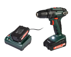 Metabo 18 V Akkuschrauber »BS 18« mit 2 Akkus und Ladegerät im Koffer für 105,94€ (Vergleich: 129,89€)