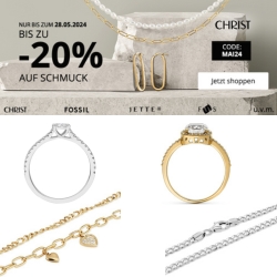 Christ: bis zu 20% Rabatt auf über 8.500 Schmuckstücke