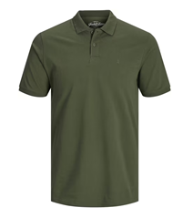 Jack & Jones Poloshirt BASIC POLO Olive Night für 12,59€ (Vergleich: 17,90€)