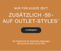 Fossil: 50% Extra Rabatt auf Outlet-Styles