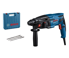 Bosch Professional Bohrhammer GBH 2-21 (SDS plus, inkl. 3x Drill Bit SDS plus, Tiefenanschlag, Handwerkerkoffer) für 96,90€ (Vergleich: 115€)