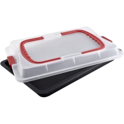 Dr. Oetker Backblech mit Transporthaube Bake & Go 3-in-1 für 19,69€ (VG: 23,98€)