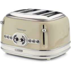 Ariete Vintage 156, 4-Scheiben-Toaster, Beige für 59,99€ (VG: 79,98€)