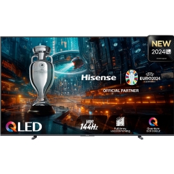 100″ Hisense 100E77NQ Pro QLED Smart TV (4K UHD, Total HDR, Dolby Vision IQ Atmos, 144Hz (VRR), HDMI 2.1, Game Mode PRO, Triple Tuner) für 1679,84€ (VG: 1.899€)