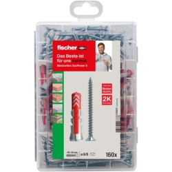 Fischer Meister-Box DUOPOWER + Schrauben, 160-teilig für 11,99€ (Vergleich: 15,90€)