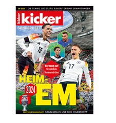 Halbjahresabo mit 52 Ausgaben der Zeitschrift “Kicker” für 146,90€ + 100€ Verrechnungsscheck oder 100€ Amazon.de Gutschein