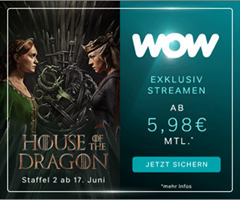 [Top] 12 Monate WOW Filme & Serien Abo für 5,98€ pro Monat anstatt 9,98€/Monat
